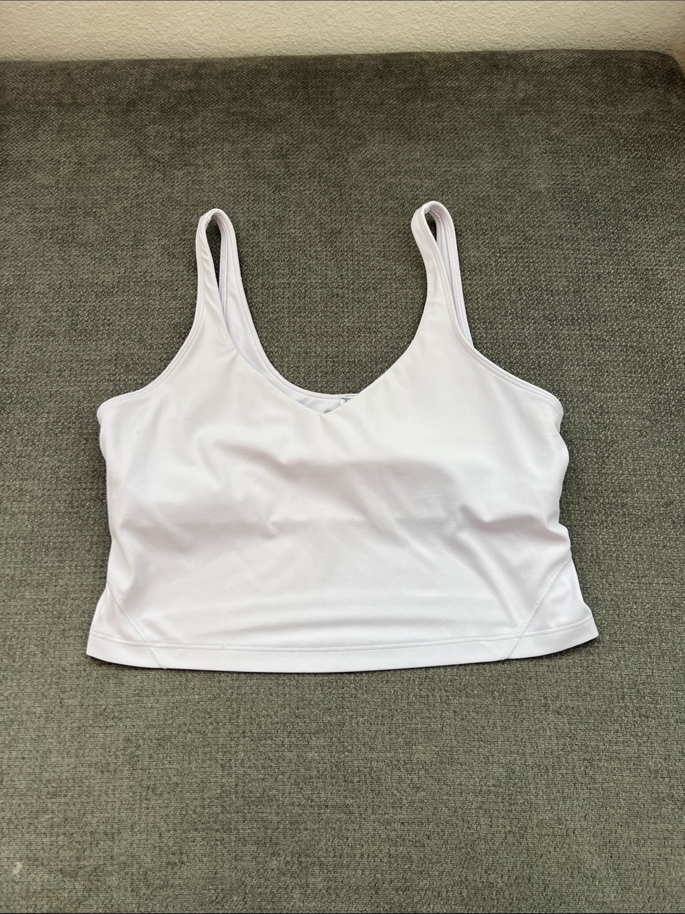 lululemon athletica purple light Scoop-Front Crop Sports Bra